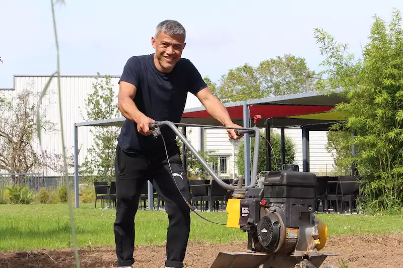 Jardin avec légumes